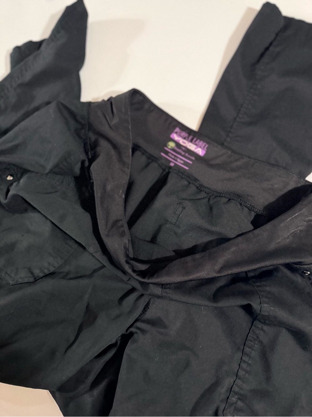 healing hands Black Medical Scrub pants